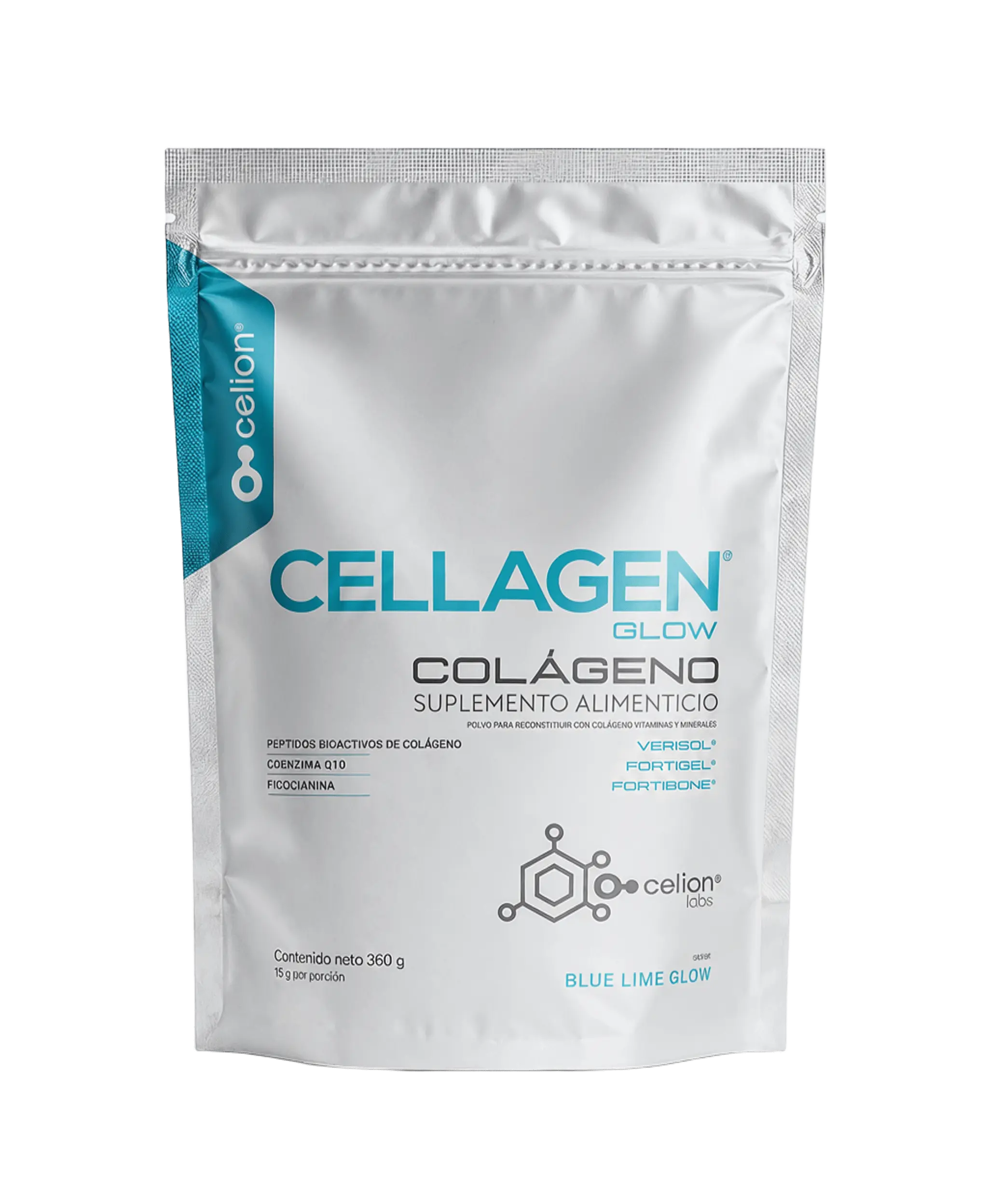 CELLAGEN GLOW — colágeno en polvo, 360 g