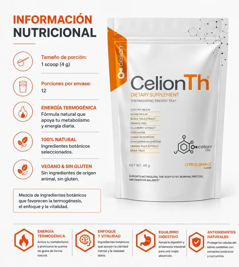 Celion TH — Información Nutricional