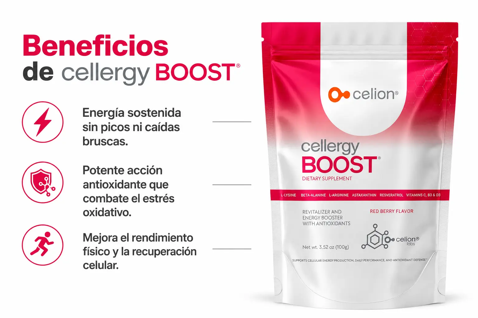 CELLERGY BOOST — Beneficios